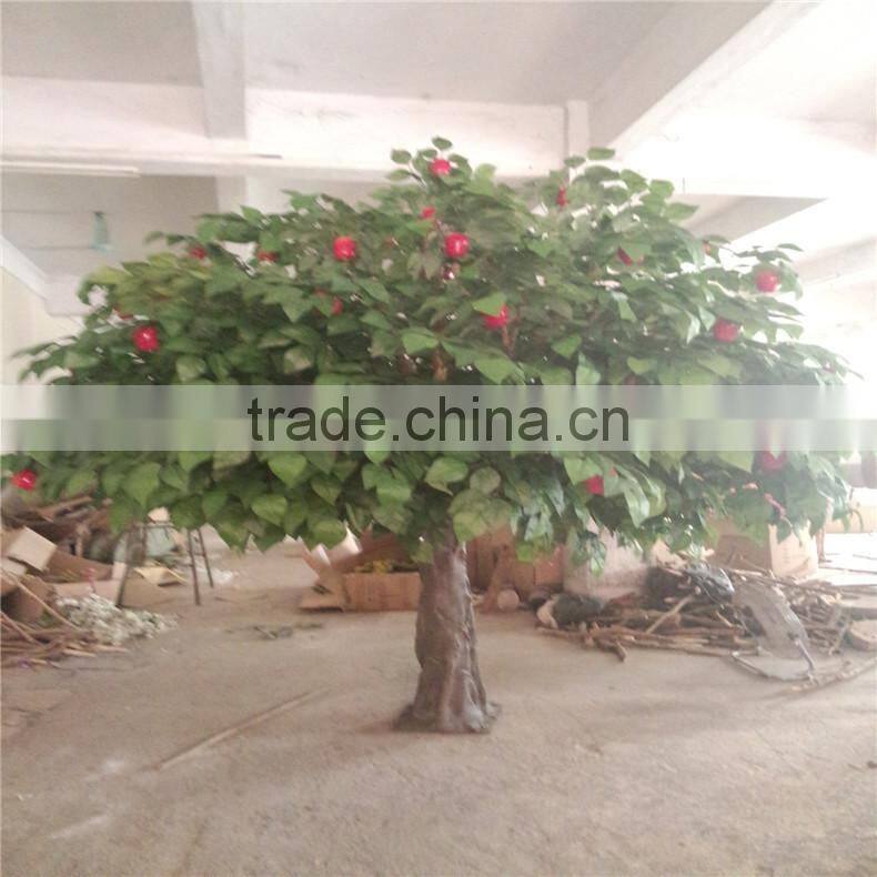 SJ Making artificial apple fruit tree , fake apple tree ,decorative apple tree