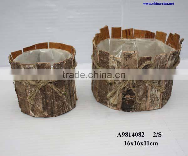 birch garden pot for flower