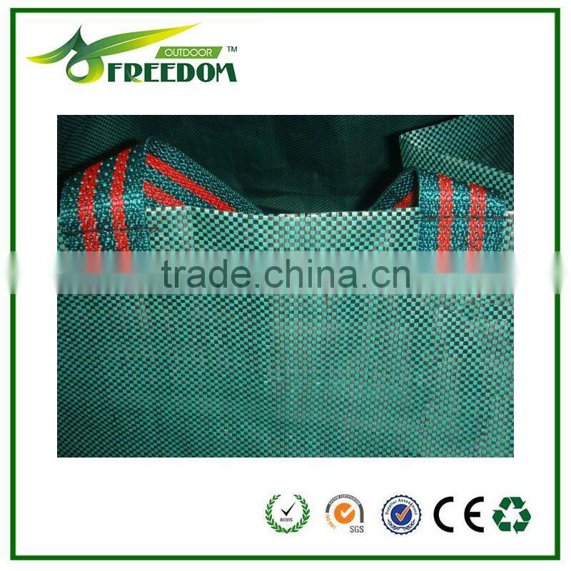 Eco-friendly waste management green bag for outdoor use