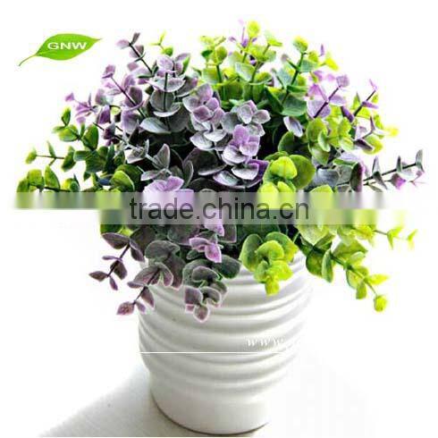 GP001-3 GNWartificial ornamental plants with garden flower pot for office and home interior decoration