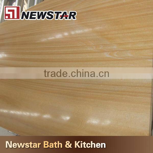 Newstar wood vein teakwood sandstone slabs,sandstone slab