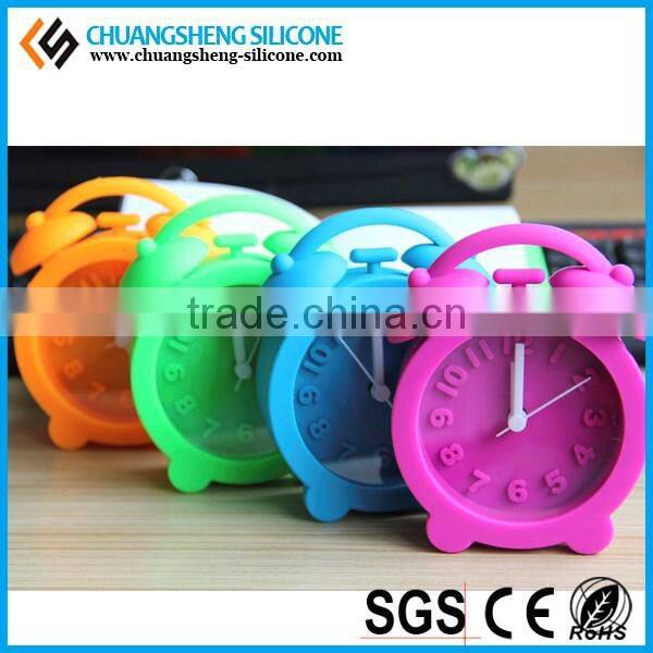 Candy color various shape kids favourite alarm clock, table watch,promotional gift clock