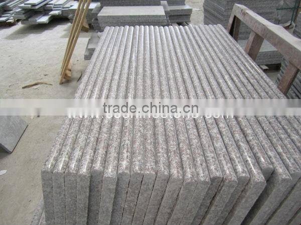 polished red granite G664 stair