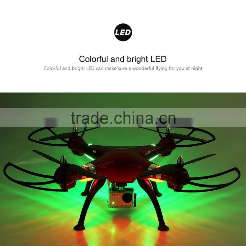 Barometer Set Height & Headless Mode RC Quadrocopter RTF Drone with 8mp Wide Angle HD Camera SYMA X8HG