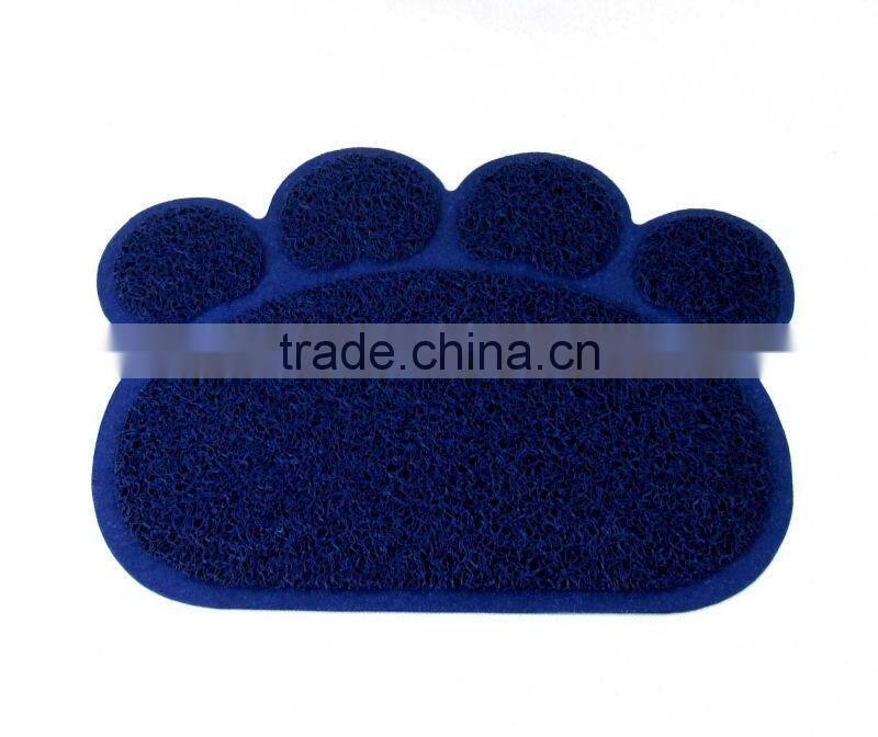 PVC Rectangle shape Cat litter mat, Cat floor mat, PVC Pet food mat