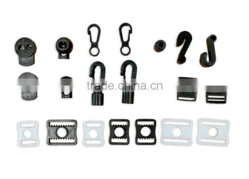 Plastic Buckel, 5/8" Side adjustable plastic release buckle