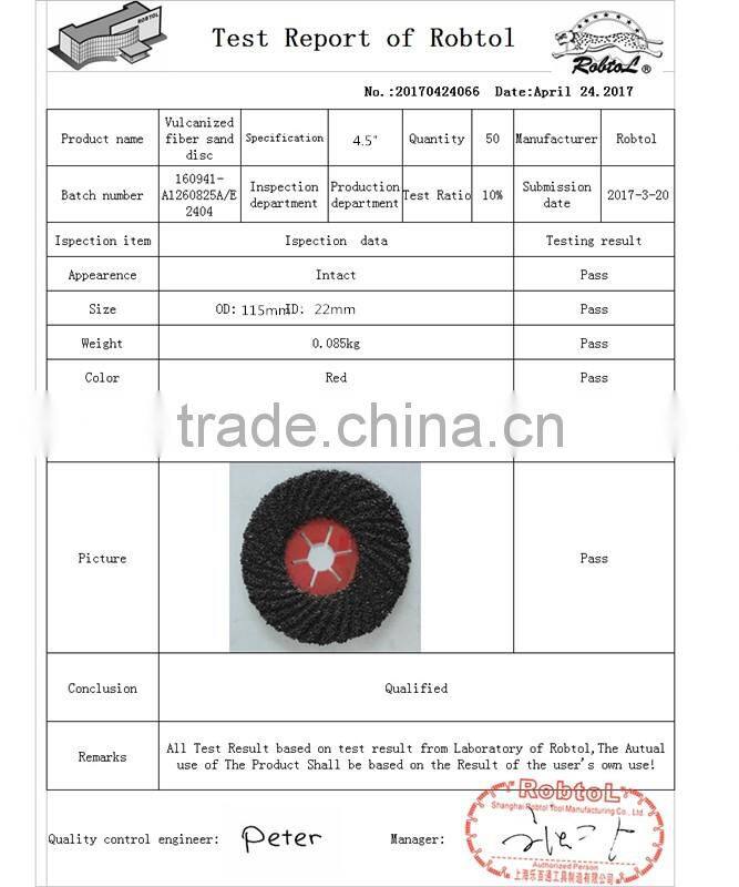 4.5" 115MM Semiflex Grinding Disc Wheel Abrasive Silicon Carbide Aluminium Oxide Sanding Fibre disc Resin Sand Wheel