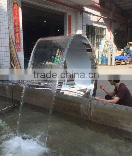 Swimming pool decoration water curtain garden waterfall for home decoration