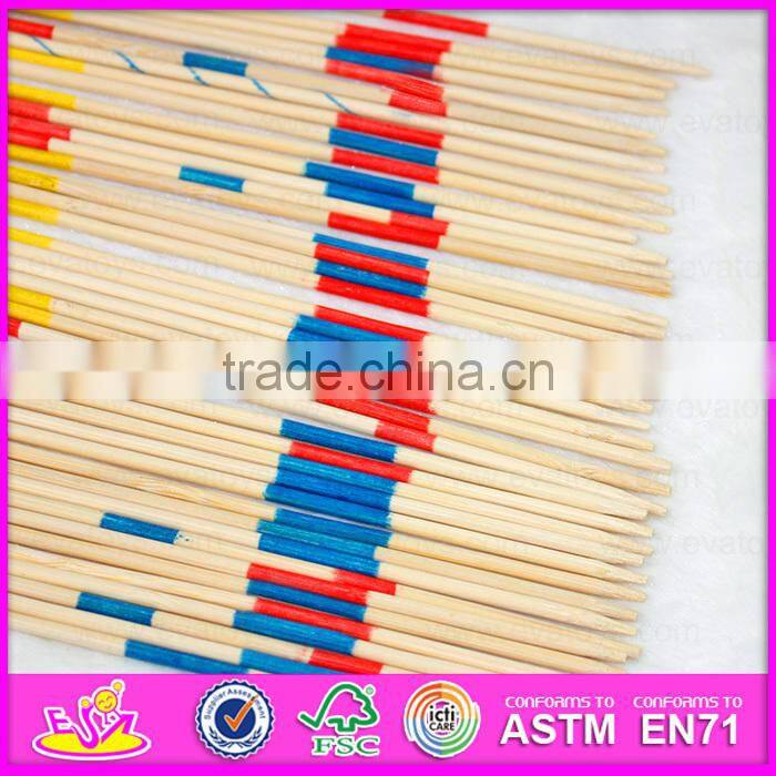 2017 Top fashion kids wooden mikado sticks custom children wooden mikado sticks W01B015-S