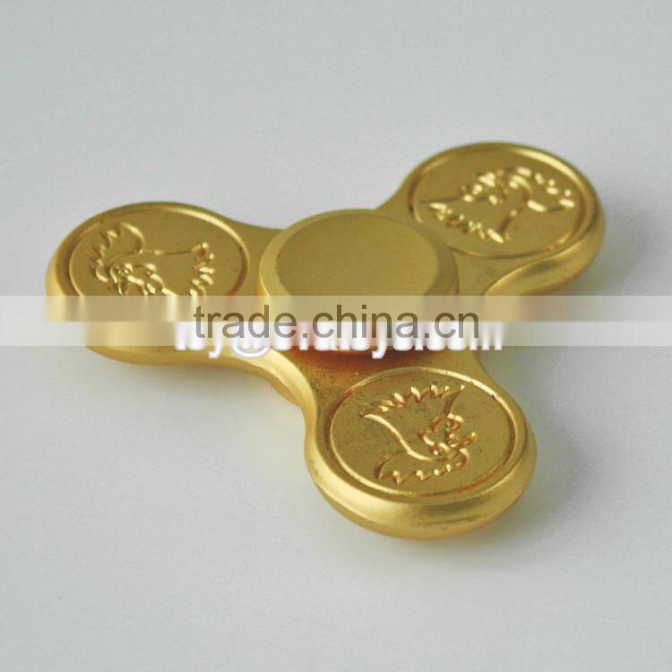 Hot new fingertips metal spiral fingers gyro hand toy spinner best anxiety release metal fidget toy spinner W01A247