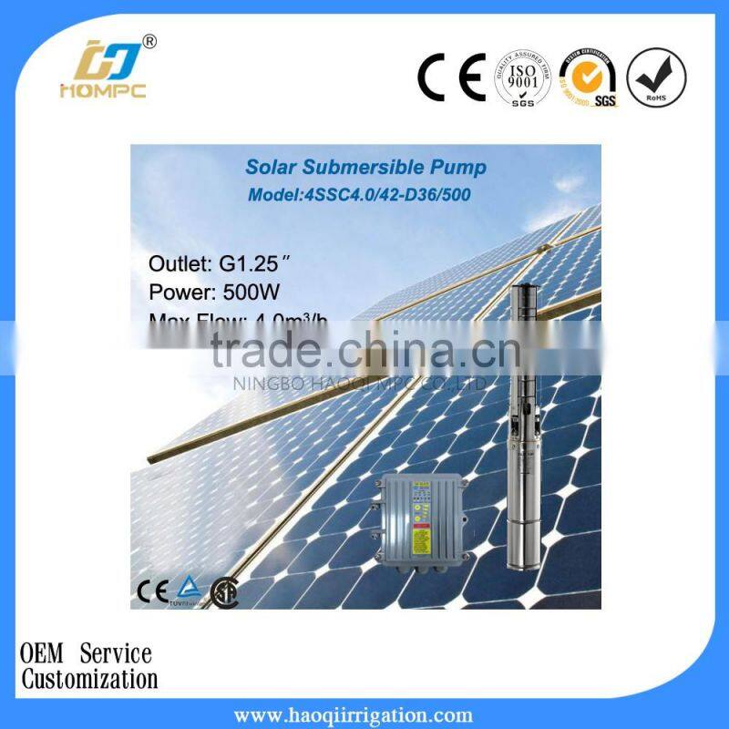 DC36V 4 inch Solar power Submersible Pump System