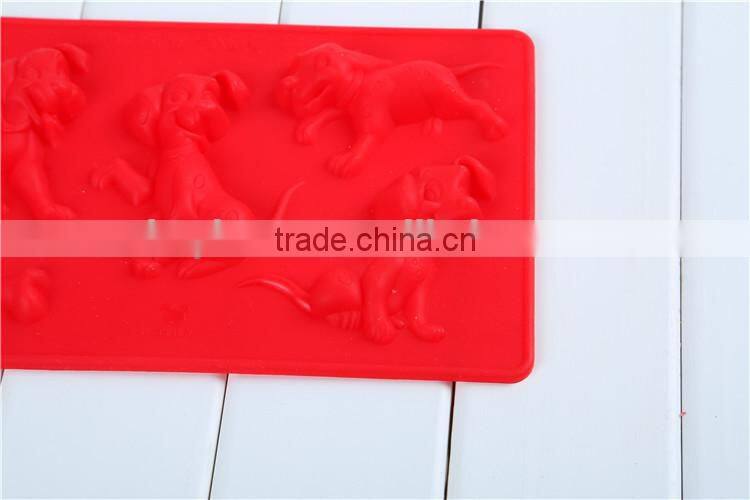 Silicone dog cake molds fondant cake decorating silicone molds