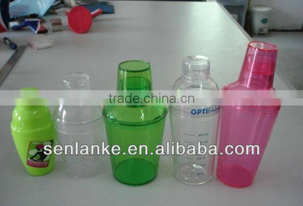 plastic shaker, shaker cup,Plastic Wine Cocktail Shaker Cup