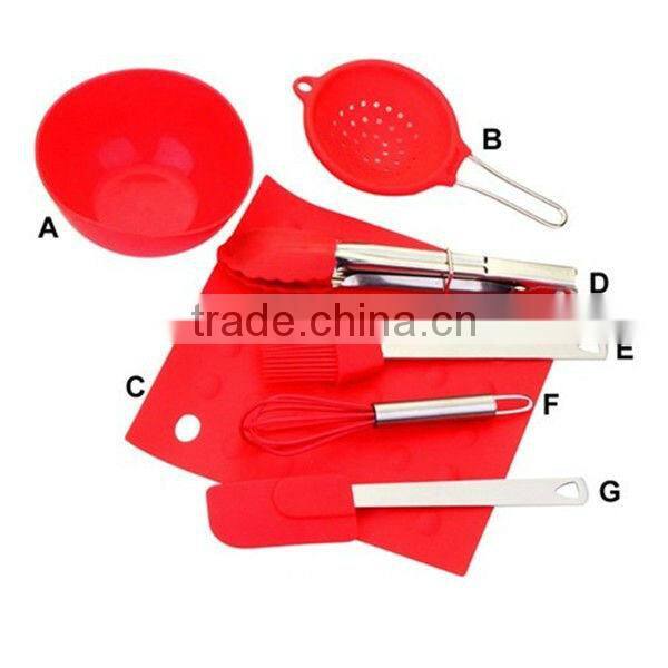 SS0022 / silicone kids baking set