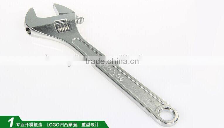 Berrylion Surface Polished Adjustable Wrench 150-375mm Adjustable Spanner