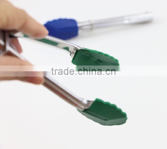 Heat Resistant Silicone Food Tongs Kitchen Tongs ,Silicone Function of food tongs