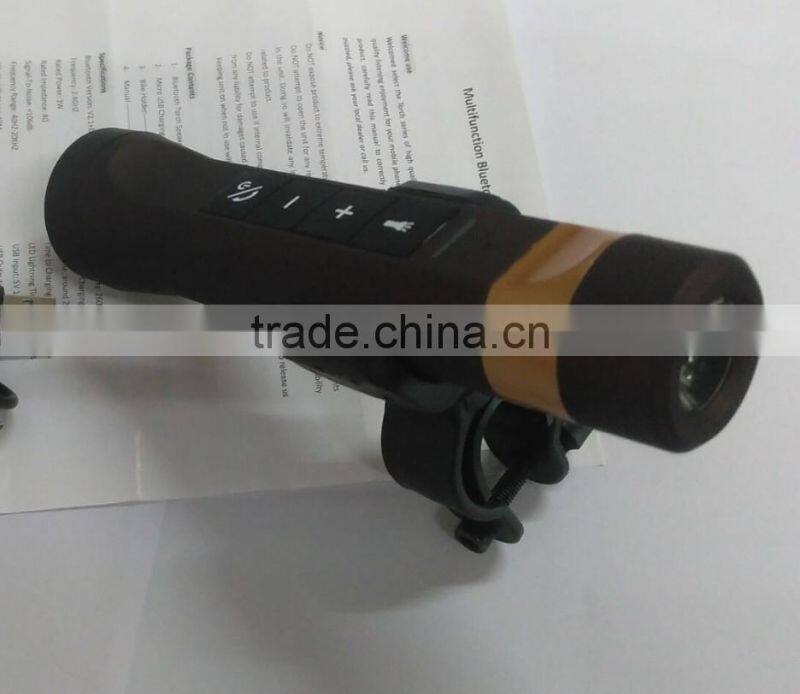 3 in 1 LED Torch Bluetooth Speaker Power Bank