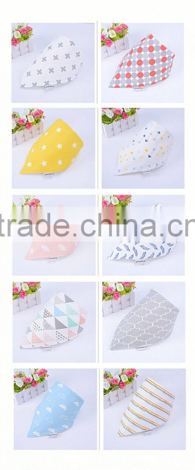 Baby Kid Toddler Triangle Scarf Bandana Bibs Saliva Towel