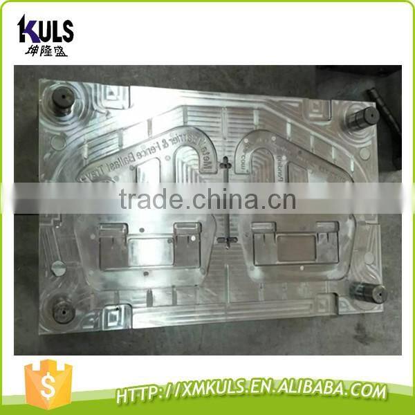 2 cavity customize top selling plastic Barrieer &Fence ballast tray injection mould plastic mould injection mould machine