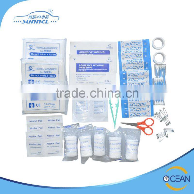 Wholesale factory private label medical small pocket military mini travel car first aid kit