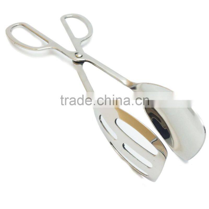kitchen stainless steel bread scissors food tongs Kitchen accessories stainless steel BBQ Food Tongs