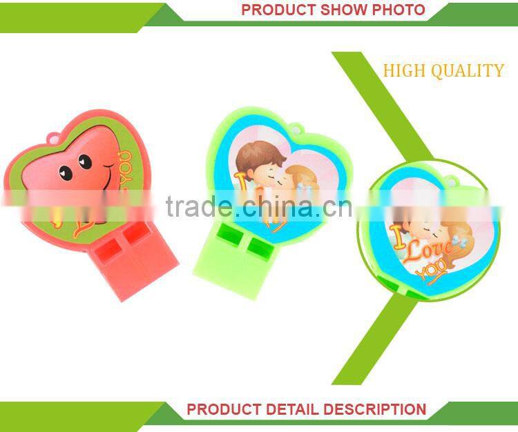 wholesale kids Promotional gifts plastic toy whistle