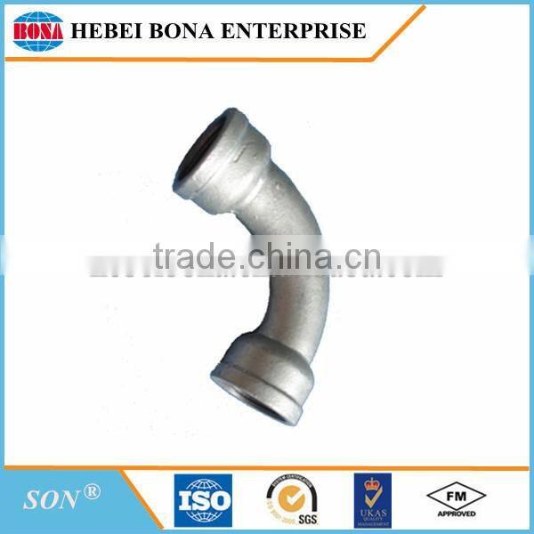 90 Degree Malleable Iron Pipe Fitting Bend Pipe
