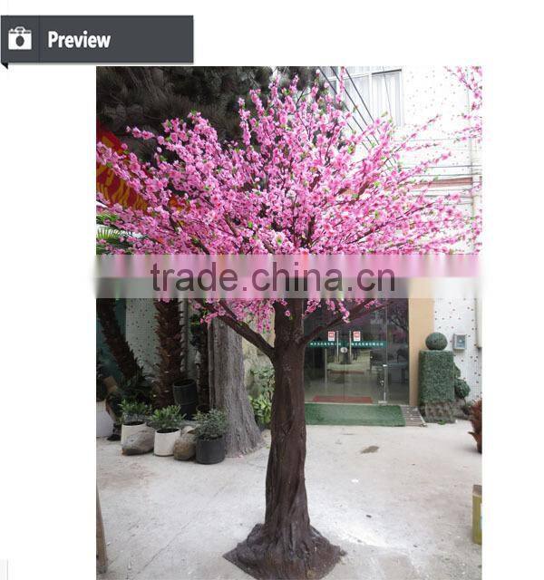 2015 Spring new product cherry blossom flower lagrge artificial decorative tree artificial cherry blossom tree