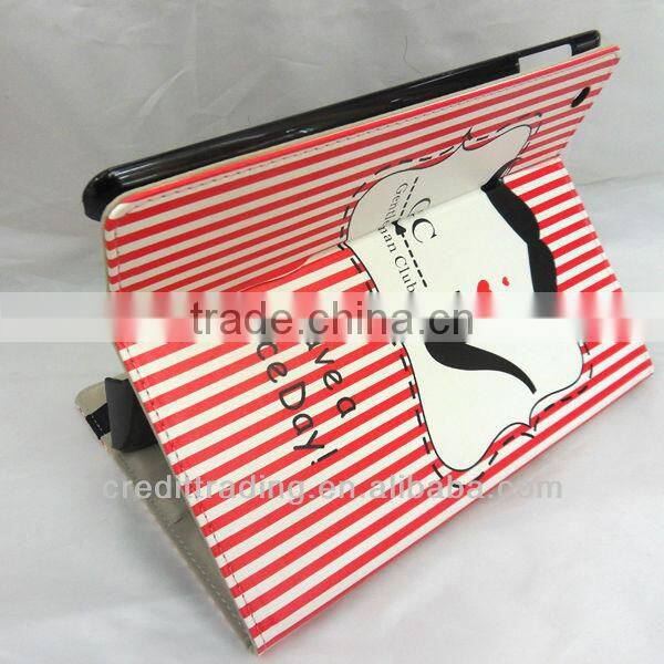 New Design PU Leather Protective Case for Ipad
