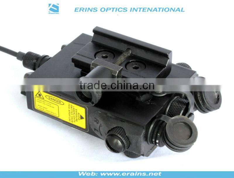 Military standard Infrared laser sight or IR laser scope and Green laser sight combo