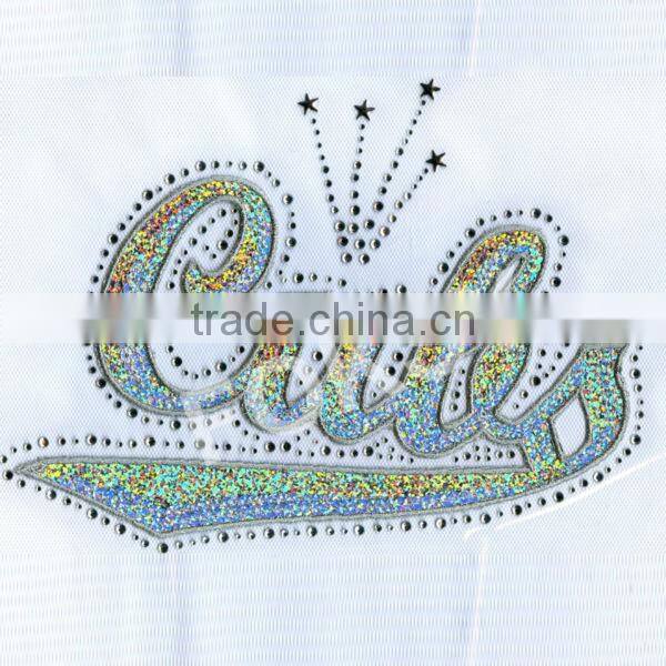 custom sequin embroidery transfer iron on transfers design FOKSY
