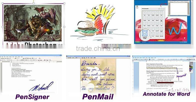 white cheap digital tablet with graphics stylus for drawing writing Huion 680s