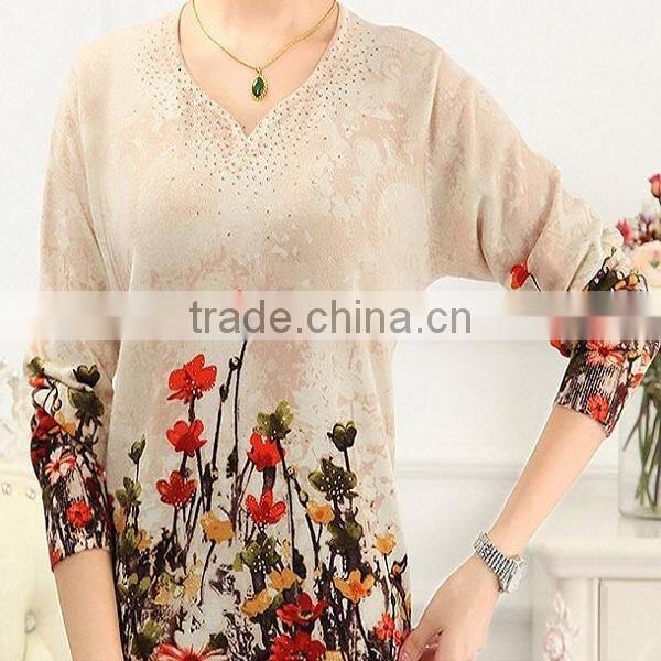 high quality wool sweater design for girl and women,sweater printing machine digital printing for sweater printing machine