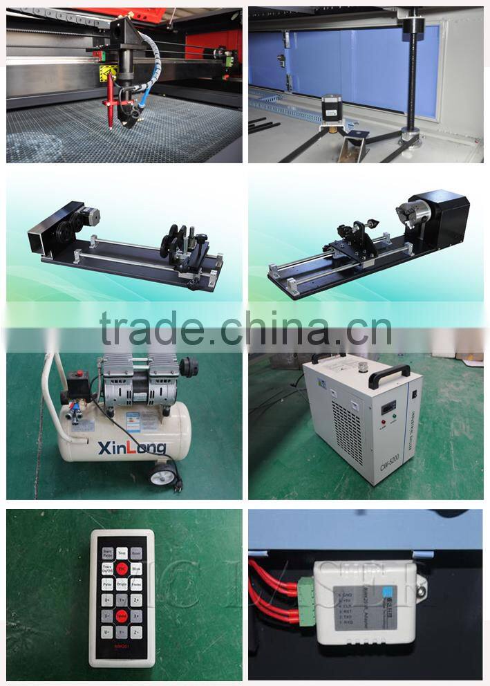 Promotion Sale CO2 CNC acrylic wood leather laser cutting machine price MC 1610