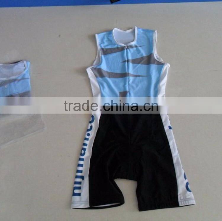 Short sleeve swimming ITU biking triathlon suit cycling skinsuit triathlon bike apparel