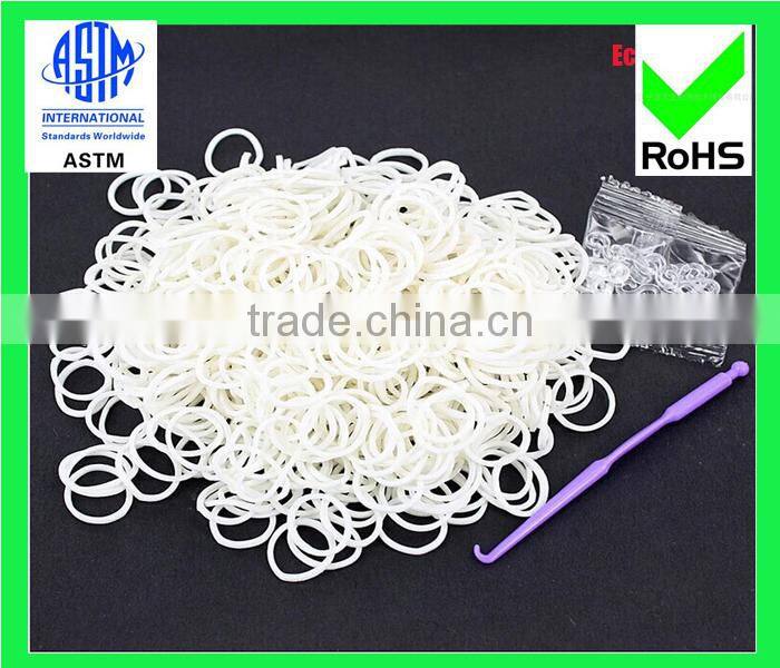 new arrival crazy selling rainbow rubber loom bands wholesale from China