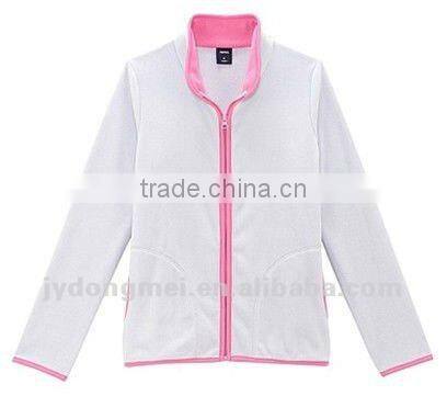 women multi-color polar fleece blazer