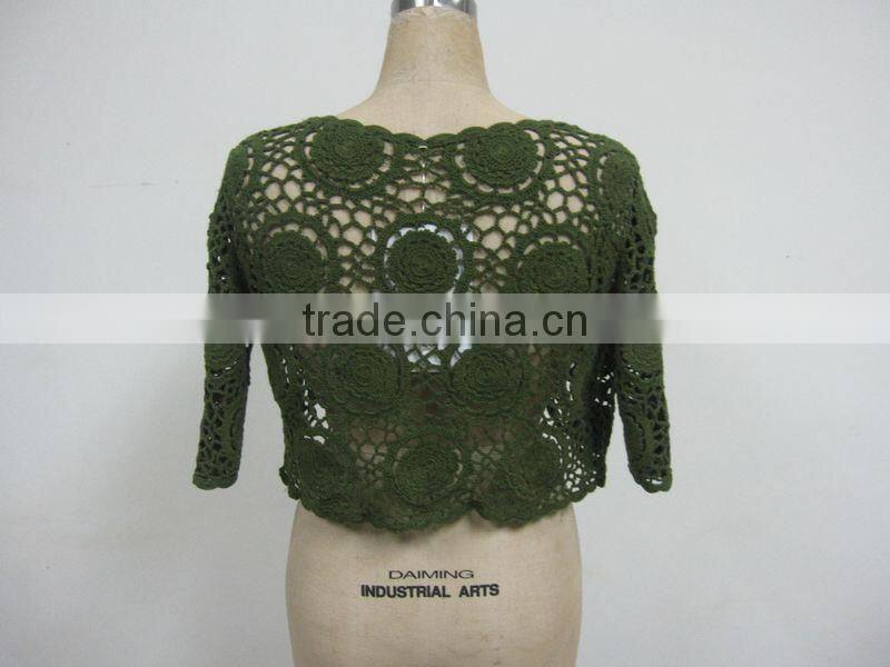 machine cotton crochet adies shrug