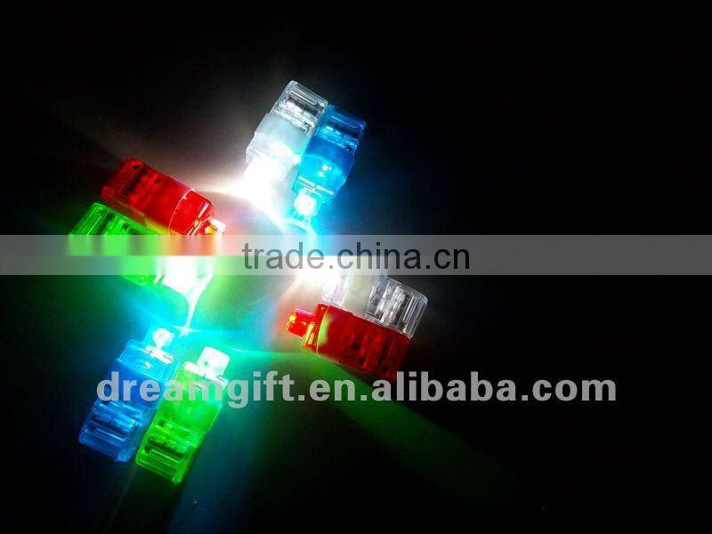2012 hot party items laser finger ring flashing party gift
