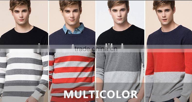 Fashionable Christmas sweater designs for men 100% wool sweaters custom apparel