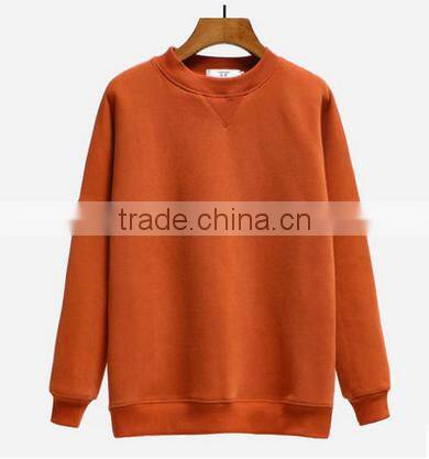 wholesale cheaper customized designs TC65/35 fleece plain cheaper crewneck hoodies&sweatshirt