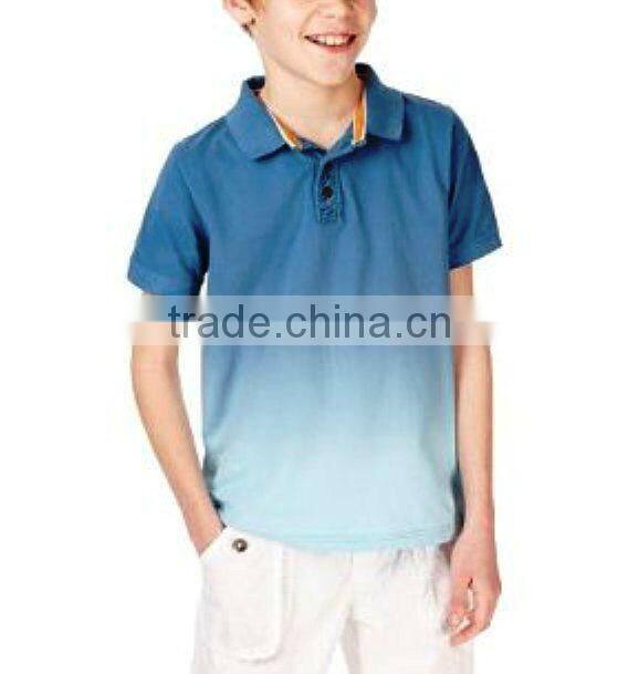 BOYS DIP DYED POLO SHIRT
