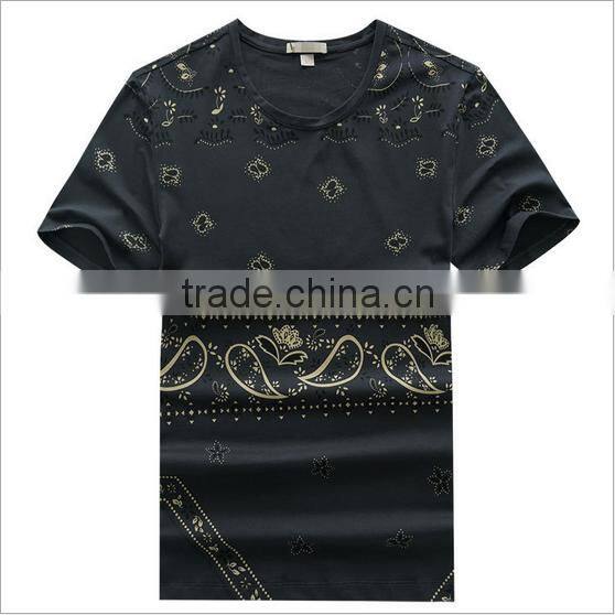 Man T Shiert Yarn Short Sleeves For Clothes Men With Popular Style