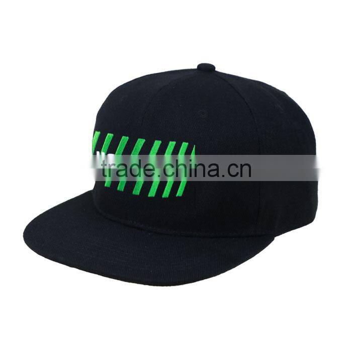 New trend plastic custom glow in the dark snapback hat