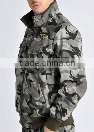european style loose army jacket for man