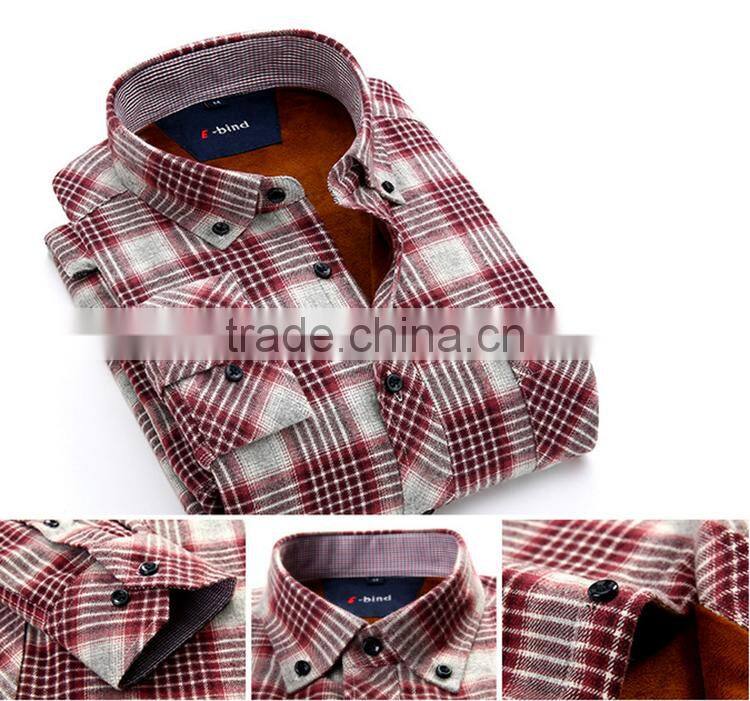 Alibaba wholesale plaid microfiber flannel shirt designs for men fashionable dress shirt manufacturers