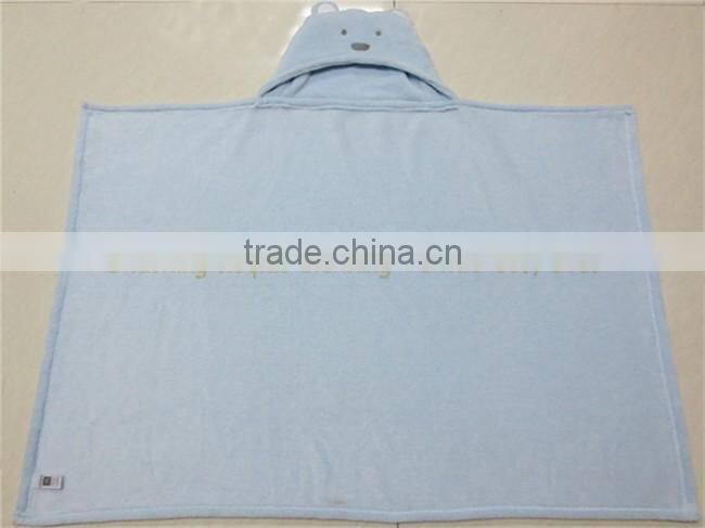 Wearable Fleece kids poncho, Cute Anmail Hooded Blanket