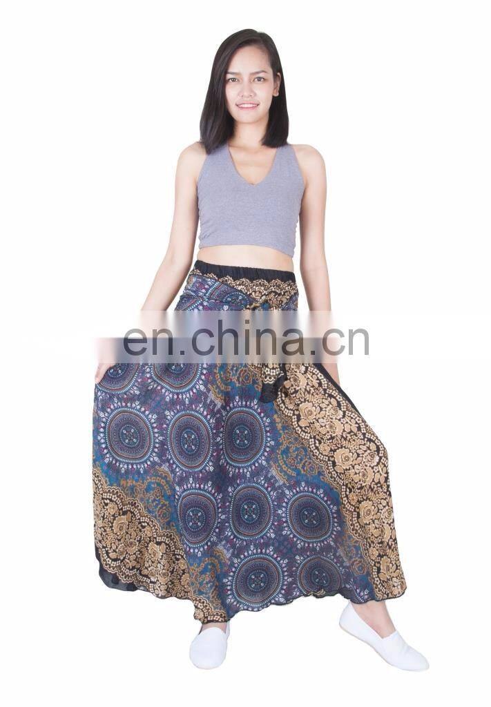 Lofbaz Bohemian Women's Long Skirt Hippie Style One Size Fits for All