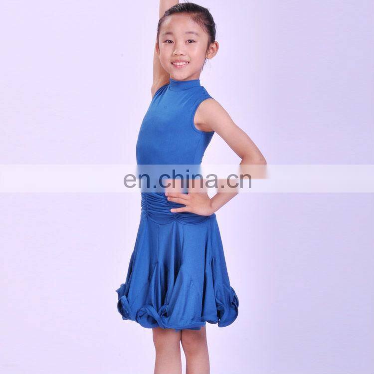 11328218 2013 New Sleeveless High Neck Girl's Latin Dance Dress