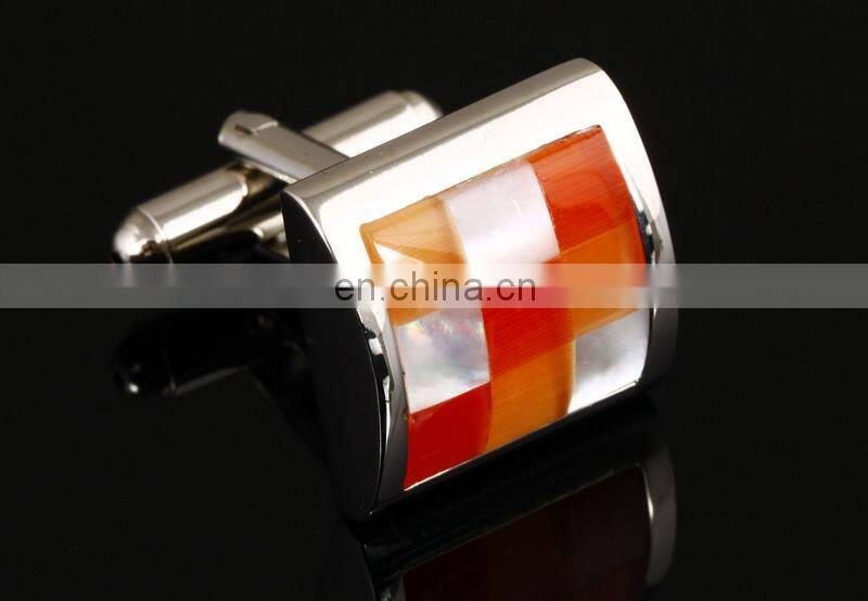 high quality mosaic mother of pearl cufflinks cats eyes cufflinks free shipping